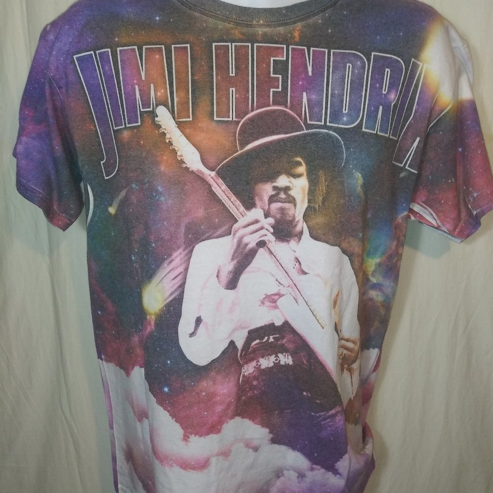 Jimi Hendrix all over print Tee Medium